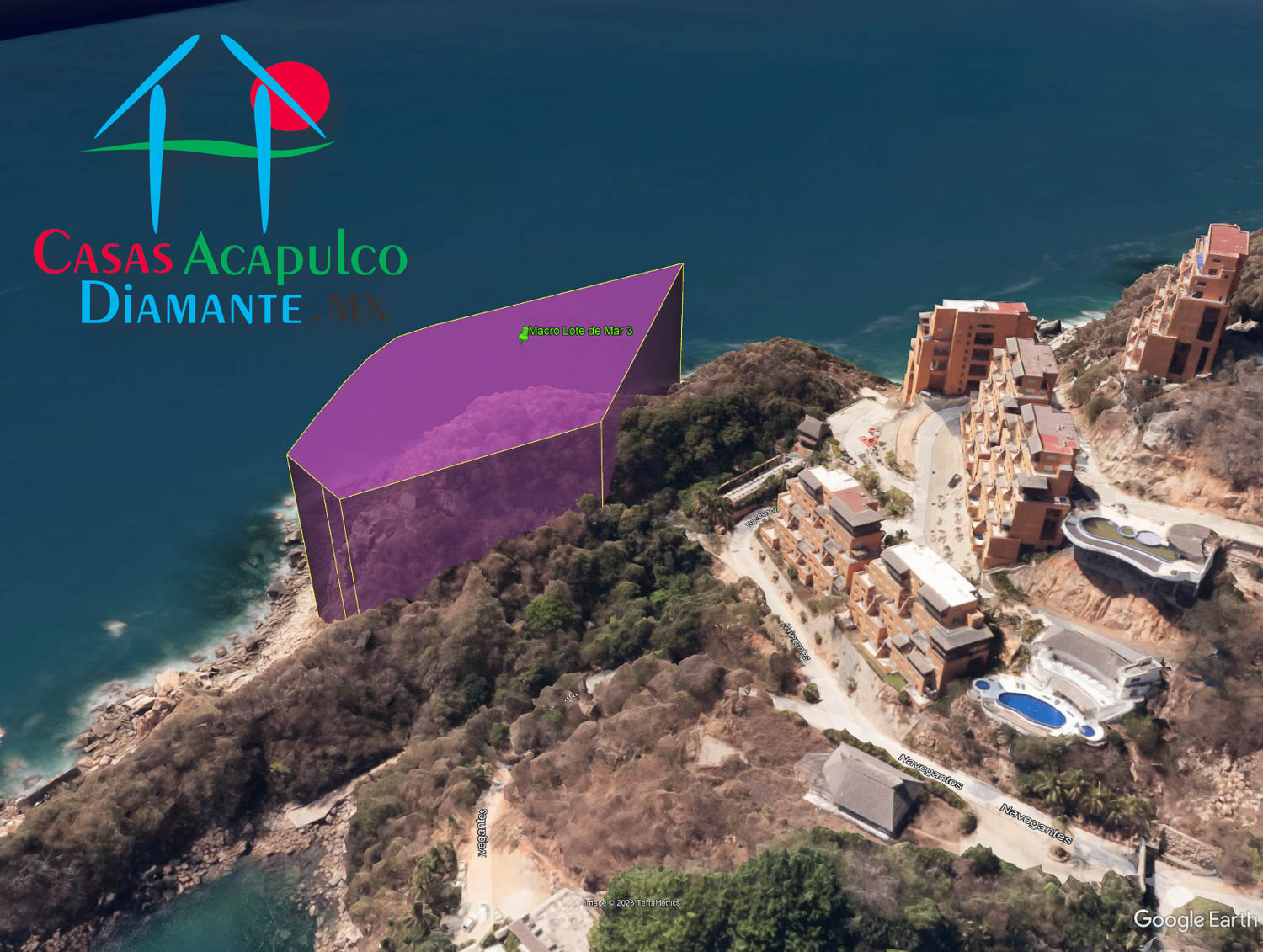 Terreno Brisas del Marqués Punta Sirena Macrolote 3 - Ubicación satelital y entorno 5